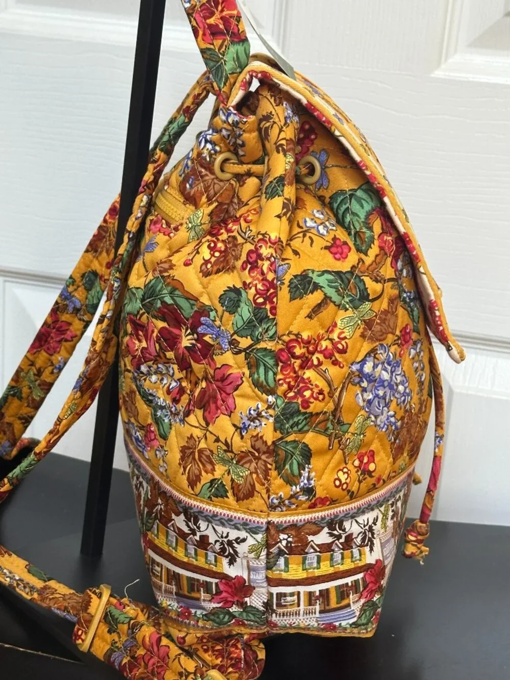 VERA BRADLEY X GILMORE GIRLS ORIGINAL DRAWSTRING BACKPACK:NWT G.G. AUTUMN
